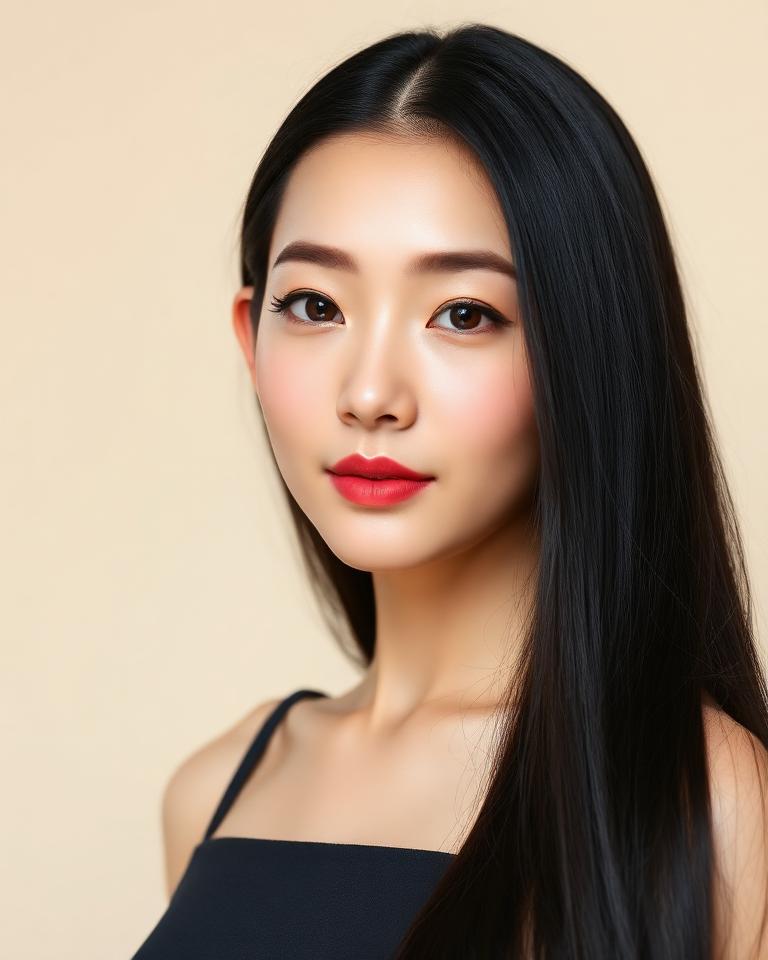 Glossy Long Straight example 1